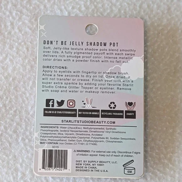 🌵3/$20🌵Don’t Be Jelly Shadow Pot VILLAIN Eyeshadow by Starlit Studio - Picture 6 of 7